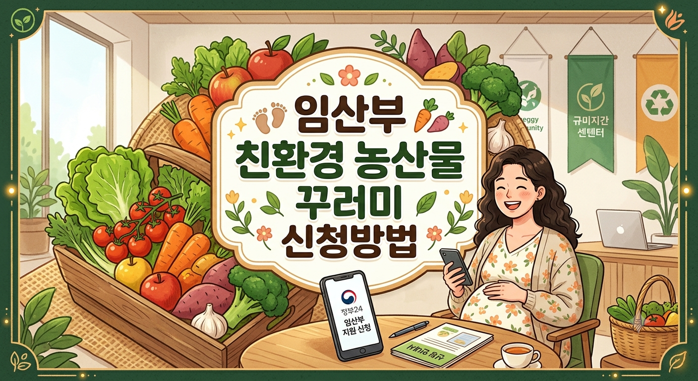 임산부 친환경 농산물 꾸러미 신청방법