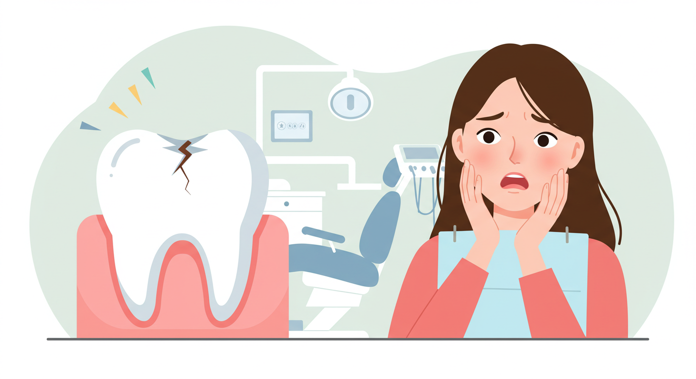 충치, 이가 깨짐, 치과 치료