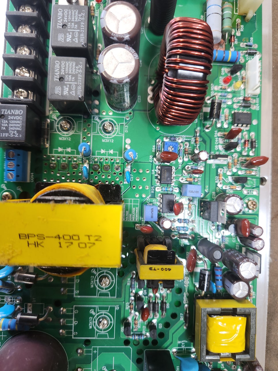 소방수신기파워 BPS-400 GFS 출력 전압 무(無) 고장 완벽 복구 수리 완료