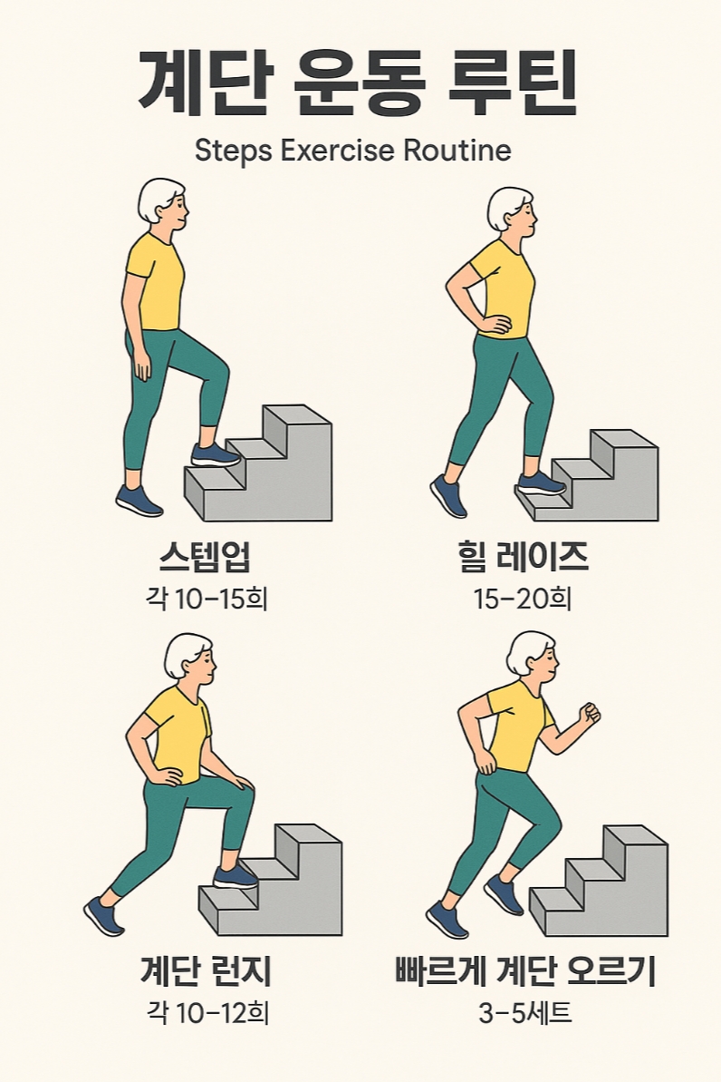 계단 운동 루틴