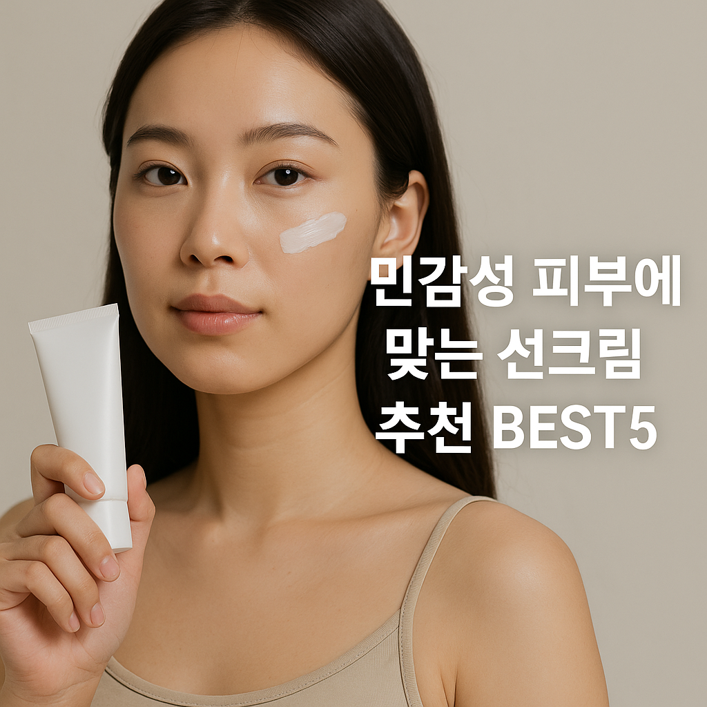 민감성 피부에 맞는 선크림 추천 BEST5