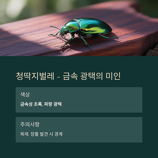 청딱지벌레 (Buprestidae)