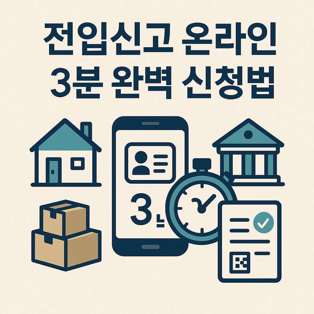 전입신고 온라인 3분 완벽 신청법