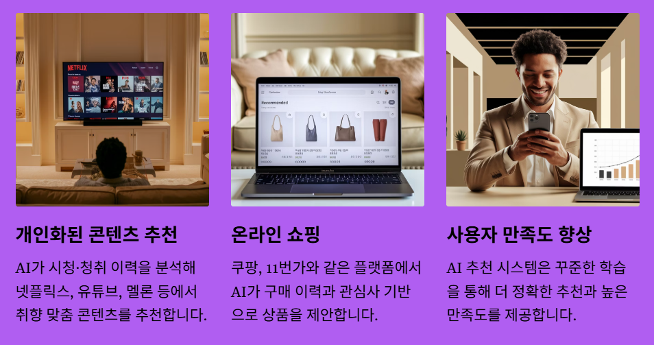 AI추천 서비스