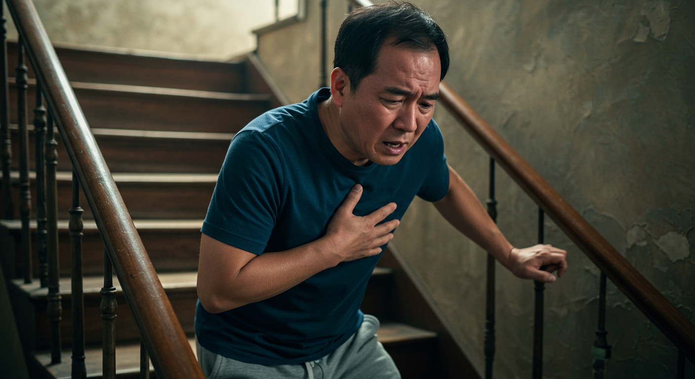 50대 남성 계단오르면서 협심증 초기증상 3