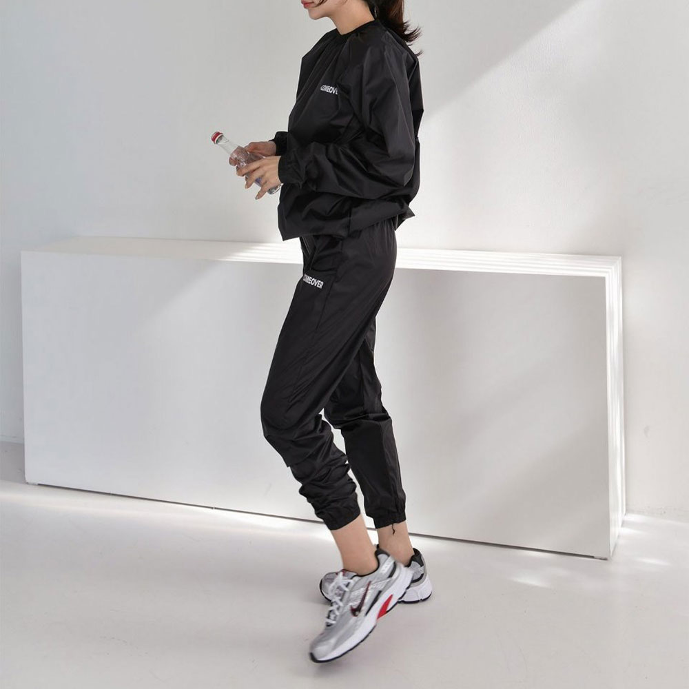 여자땀복 홈트 다이어트 조거 트레이닝 세트 조깅복 헬스복 엄마등원룩