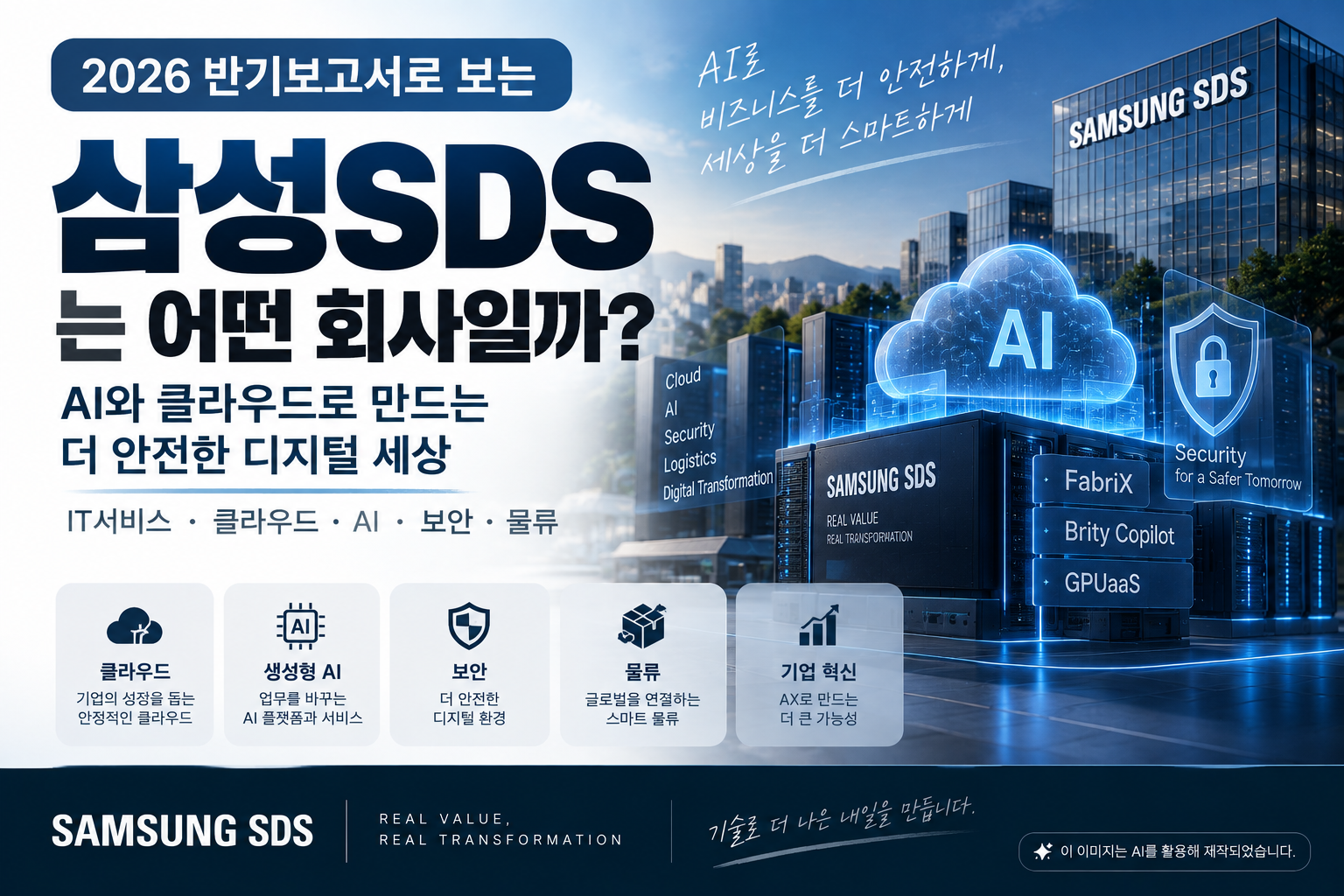 삼성SDS 2026년 반기보고서 기반 AI 클라우드 보안 사업 구조 분석