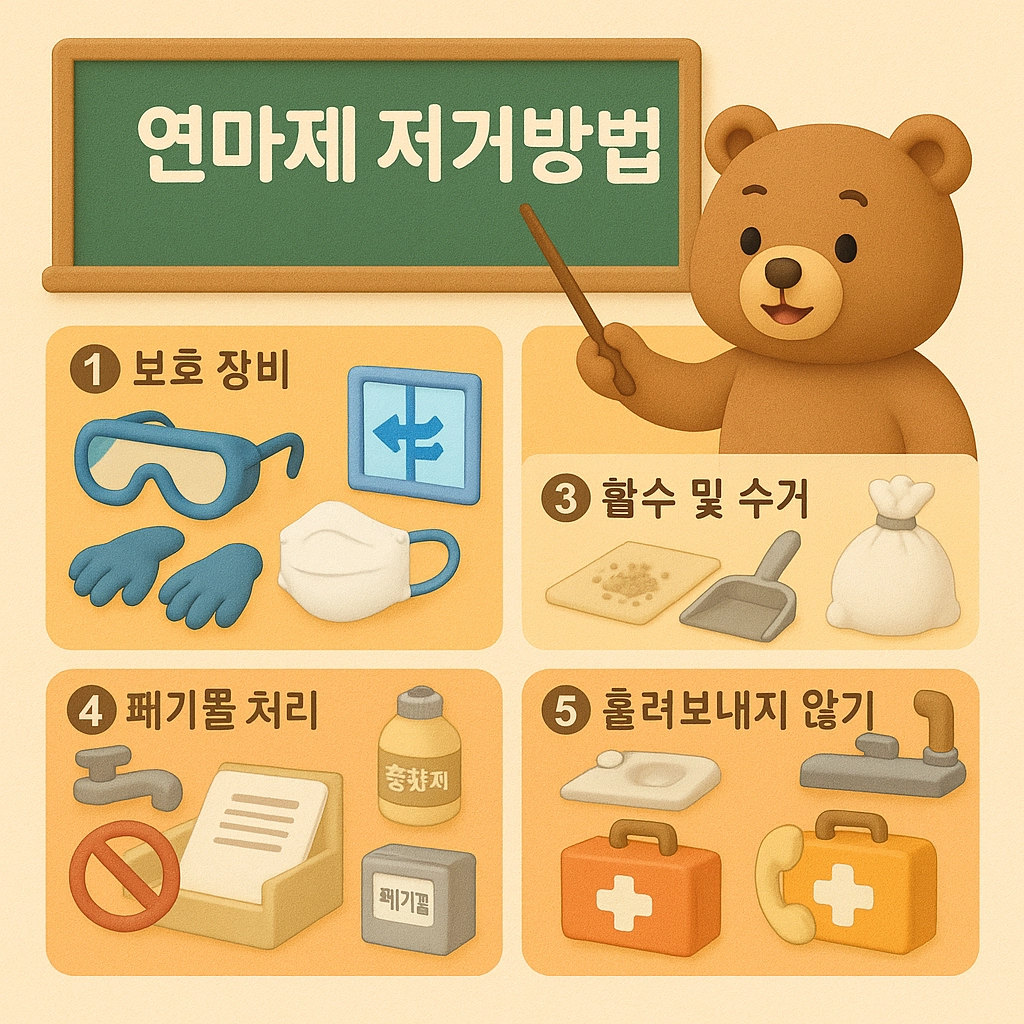 연마제 제거방법 가이드 안전하고 깨끗하게 없애는 실전 노하우