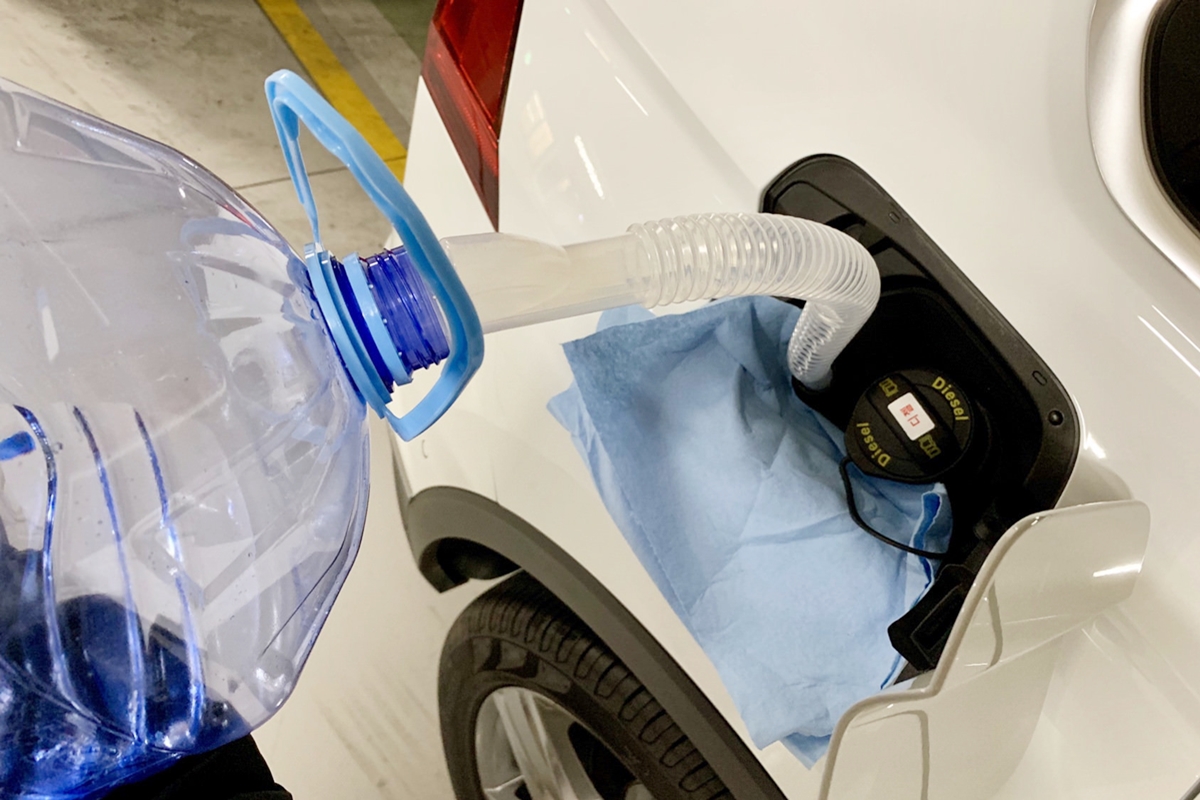 디젤차에 사용되는 차량용 요소수