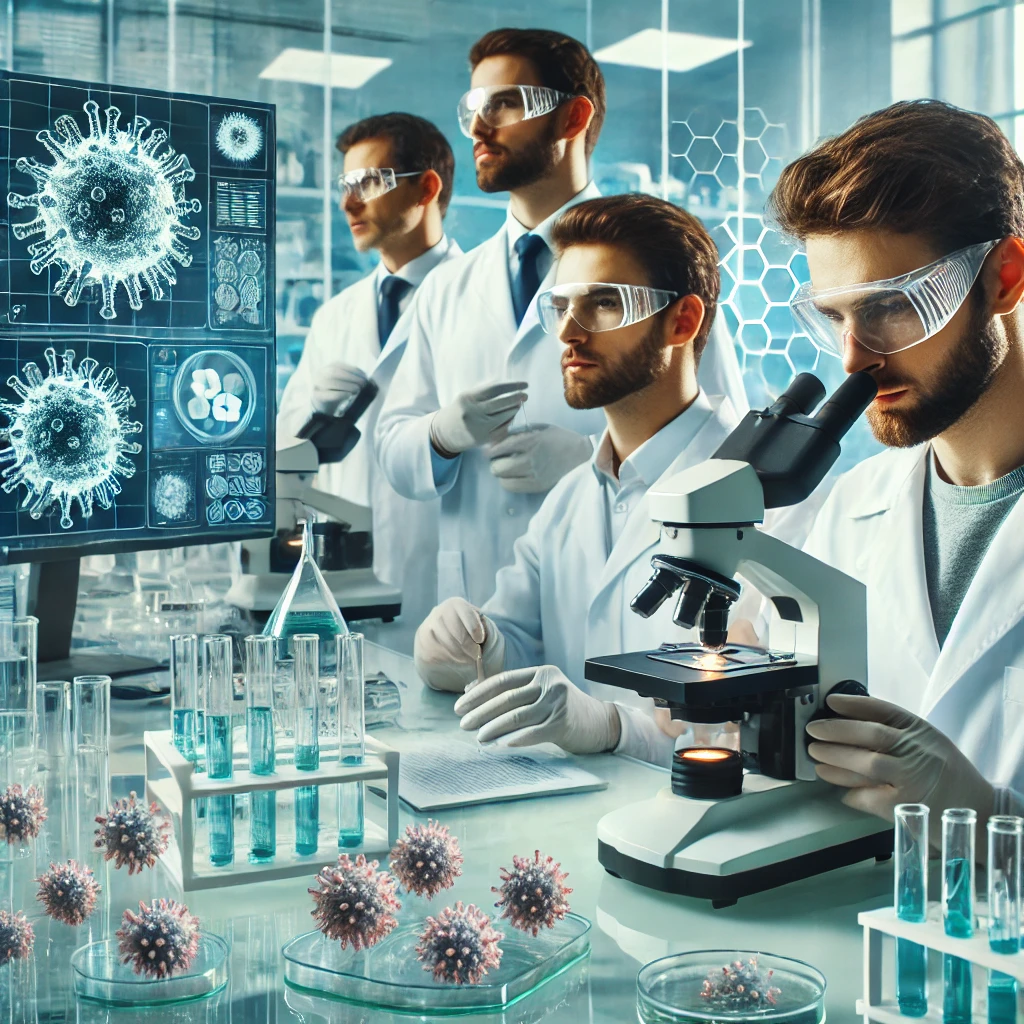 독감 연구 관련 사진