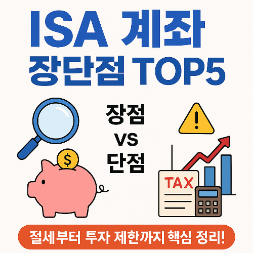 ISA 계좌 장단점 TOP5 – 꼭 알아야 할 핵심 포인트