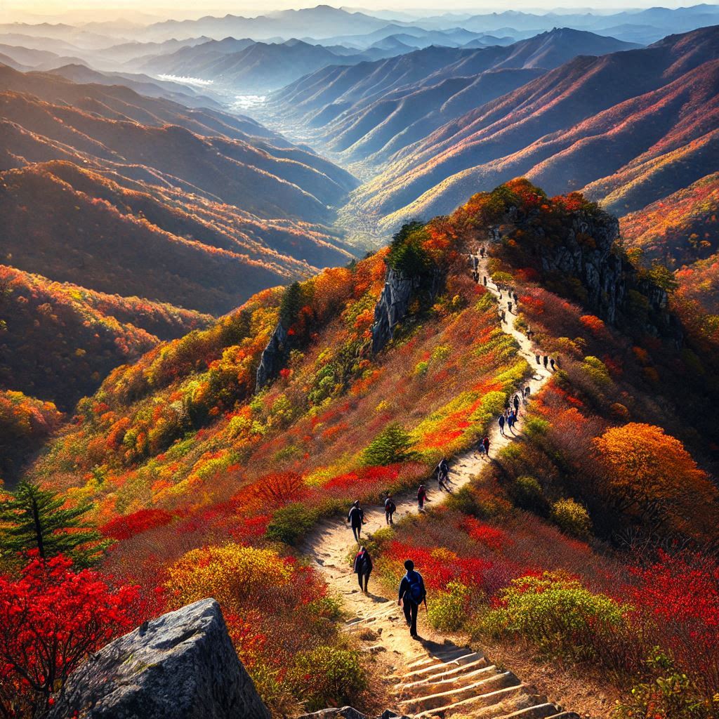 View of Daedunsan in Korea