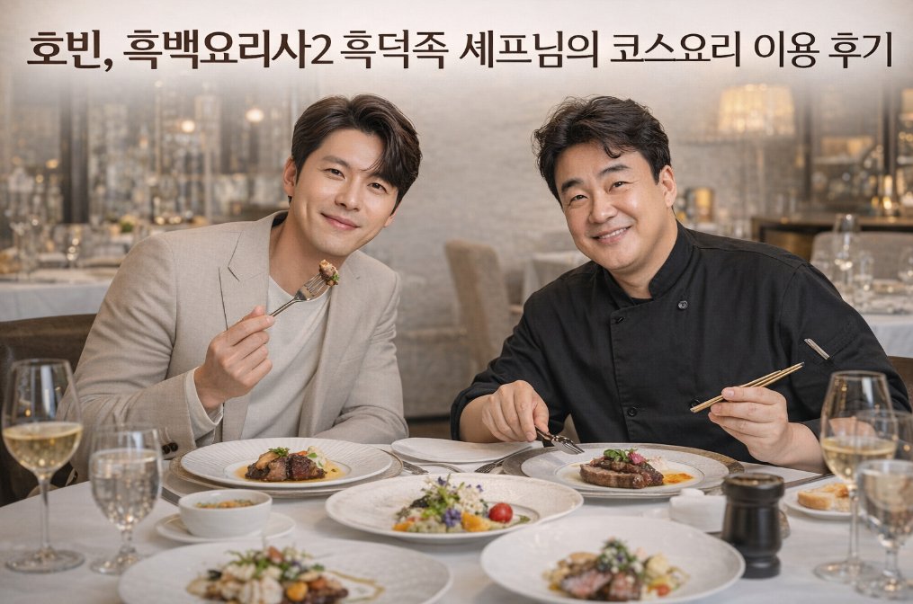 흑백요리사2 후덕죽 셰프 코스요리, 호빈에서 먹어본 솔직 후기