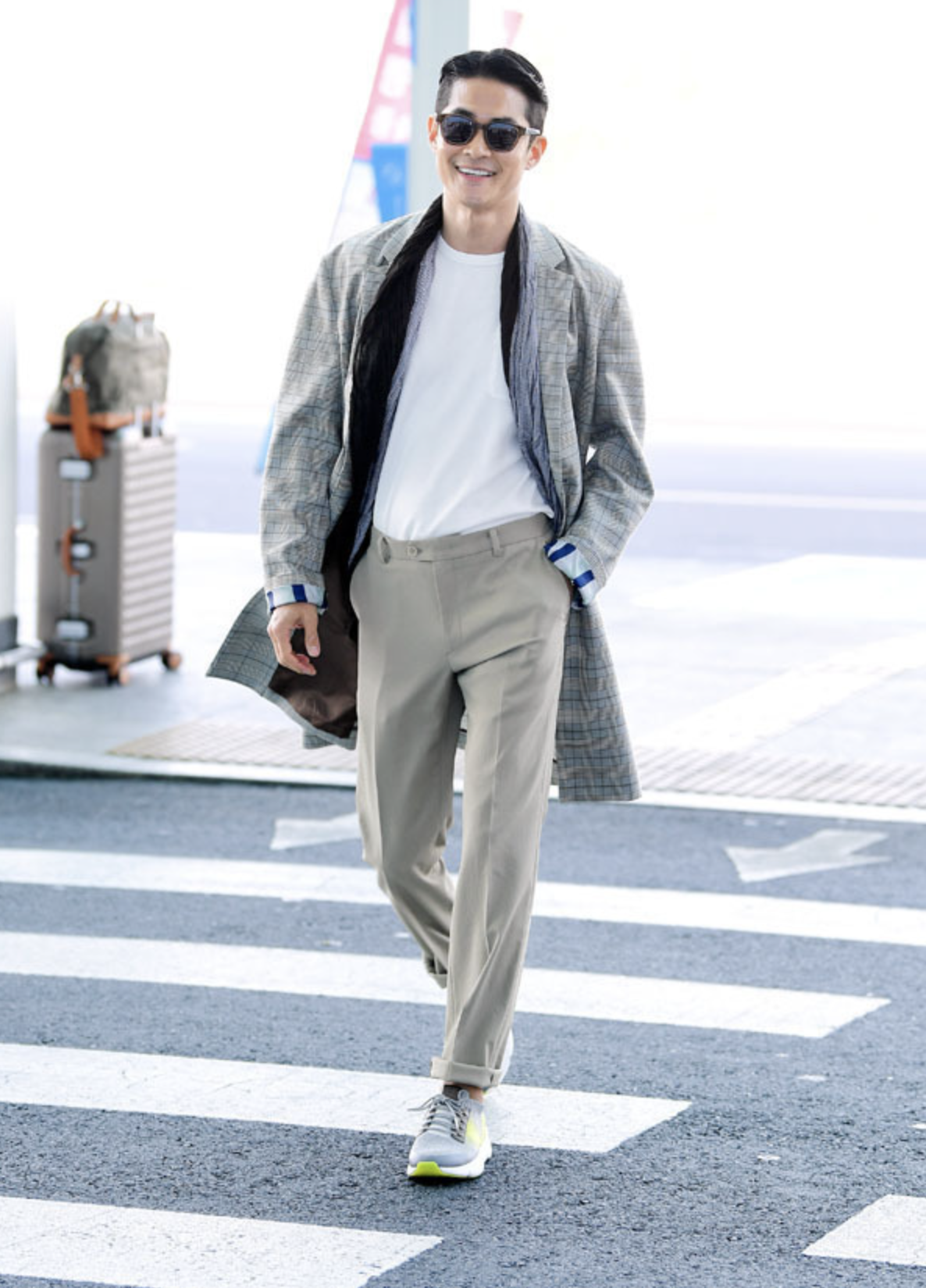 배정남 공항패션