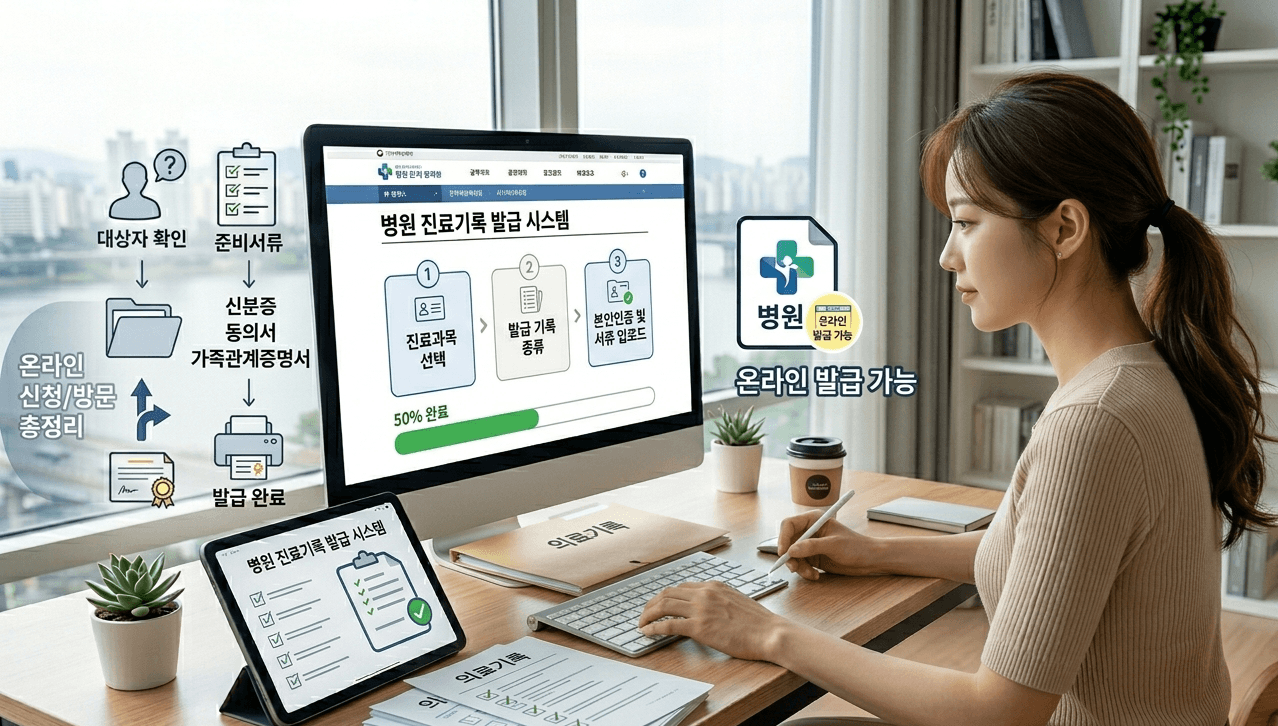병원 진료기록 발급 방법 총정리