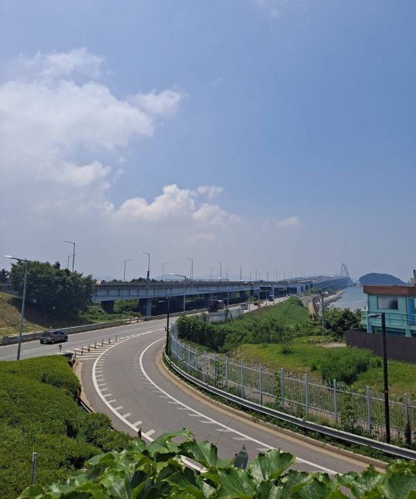 공항 고속도로 모습