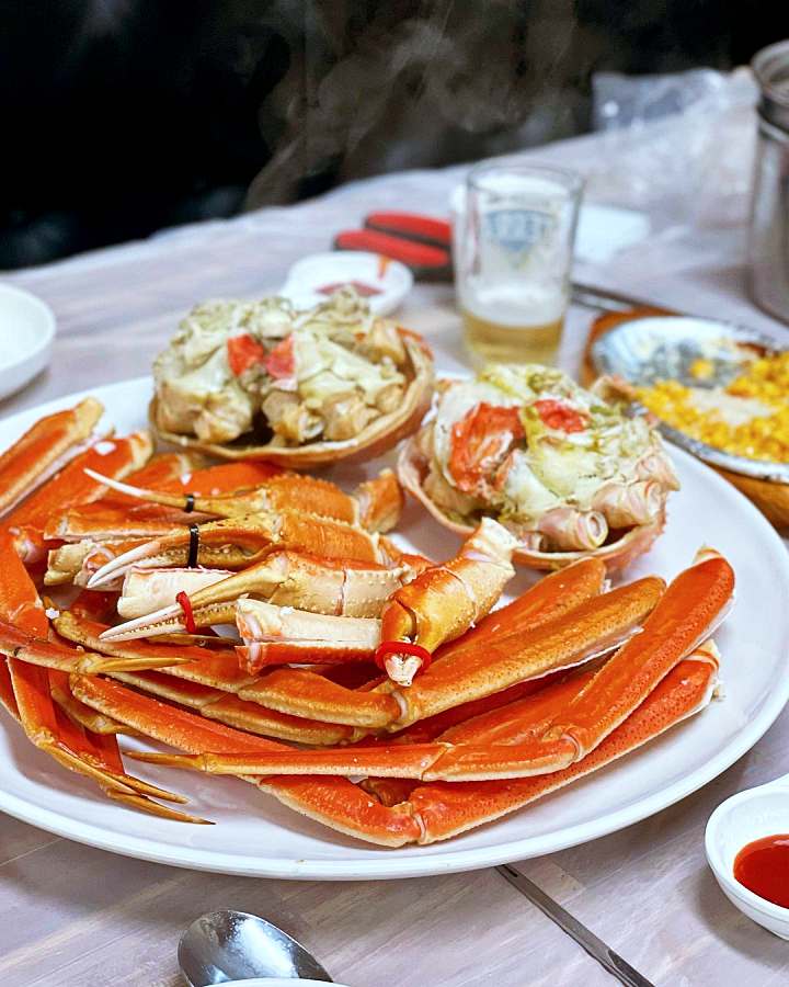 대게회 대게 잡이 나는 자연산이다 대게 요리 울진 맛집 추천