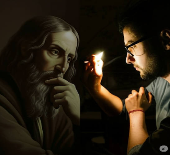 시대의 사색이란?-구글 제미나이 생성 이미지