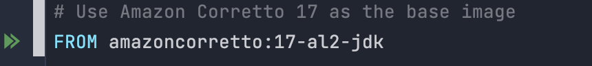 jdk amazoncorretto:17