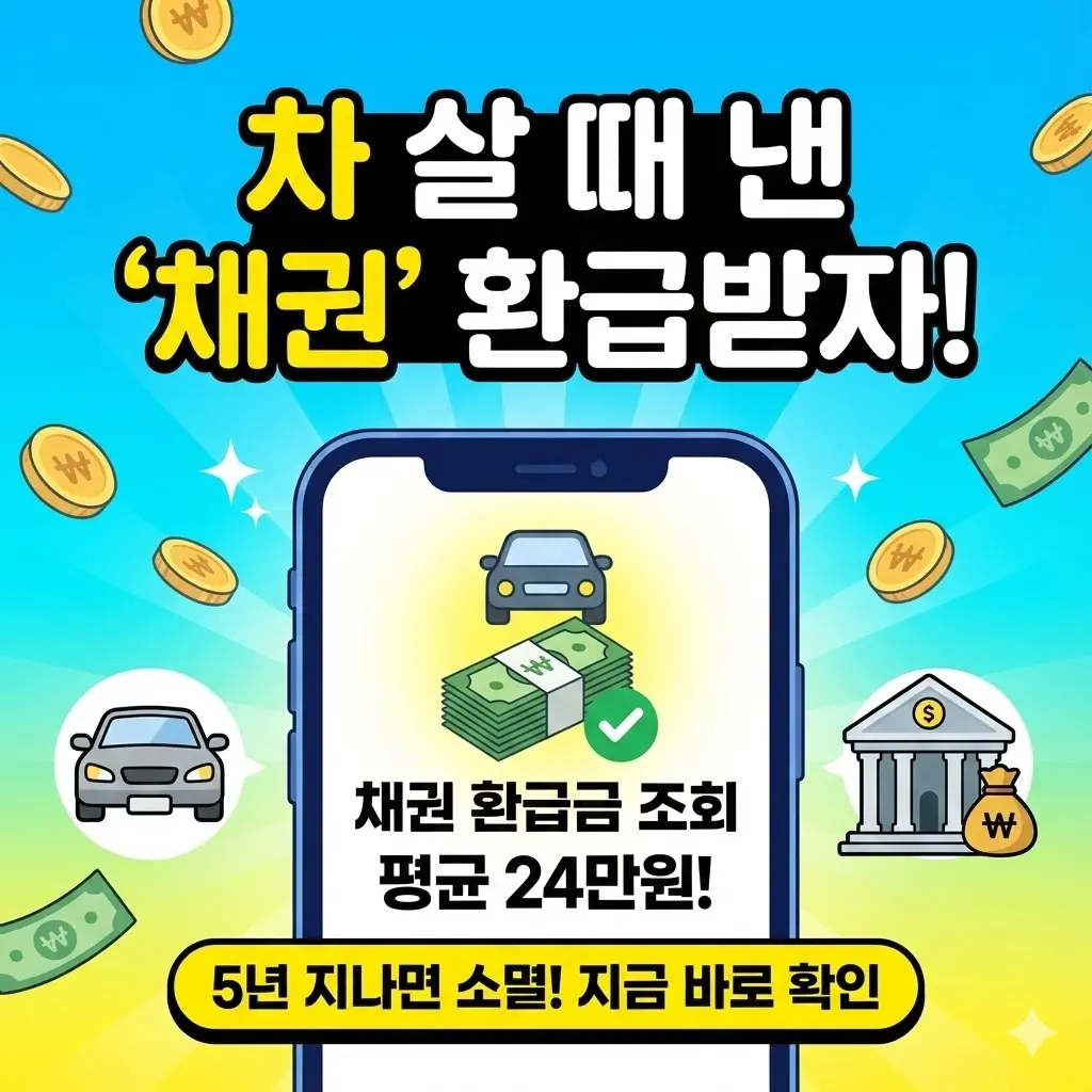 자동차 채권 환급금 조회