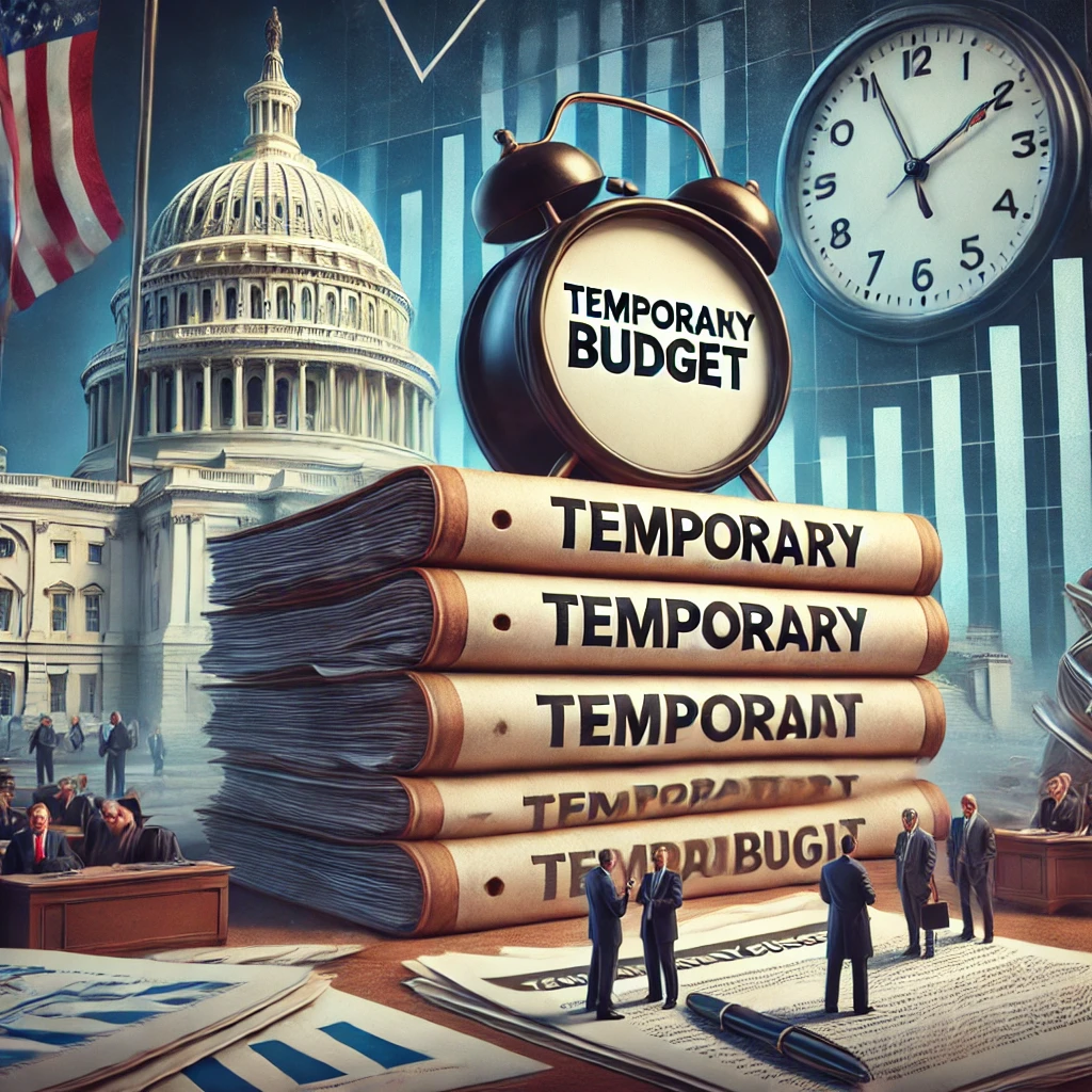 미국 임시 예산안과 관련된 이미지