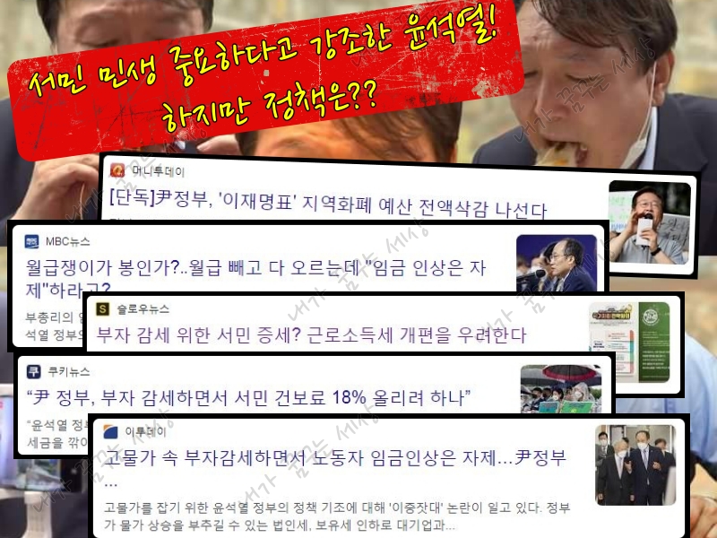 윤석열의 서민...