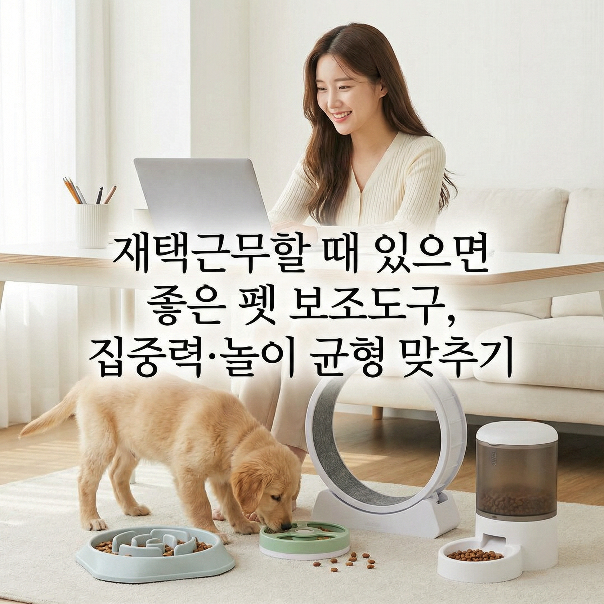 재택근무할 때 있으면 좋은 펫 보조도구 | 집중력·놀이 균형 맞추기