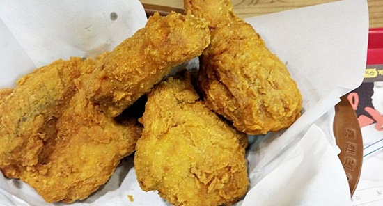 롯데리아 치킨 하프팩