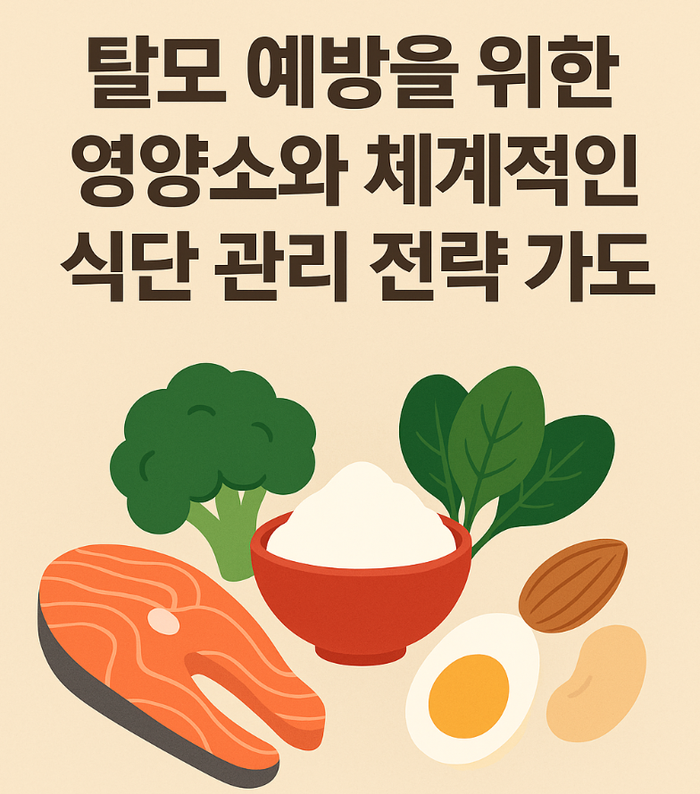 탈모 예방을 위한 영양소 관리 관련 사진