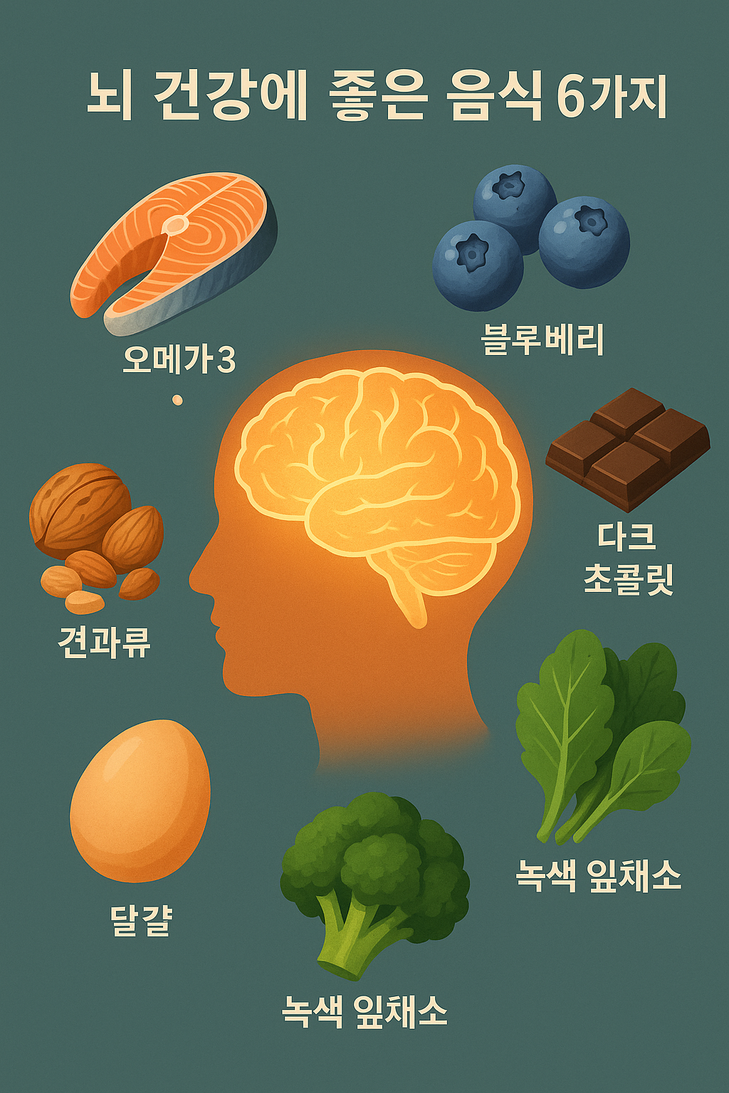 뇌에 좋은 음식들
