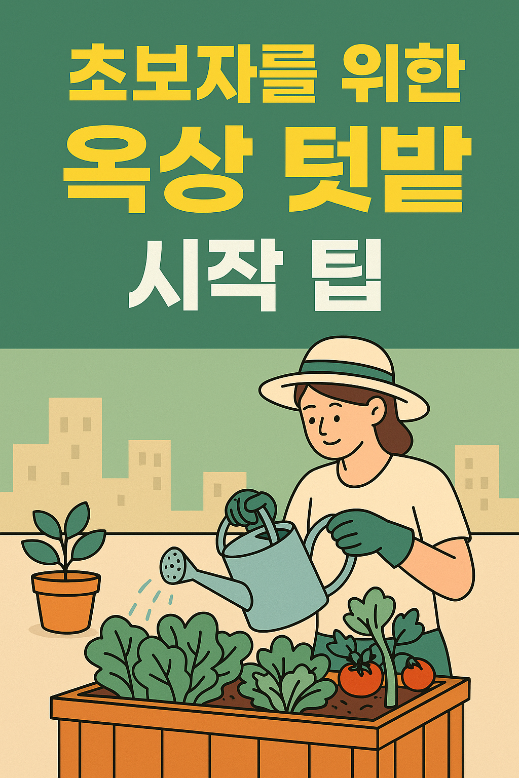 옥상 텃밭 시작 팁