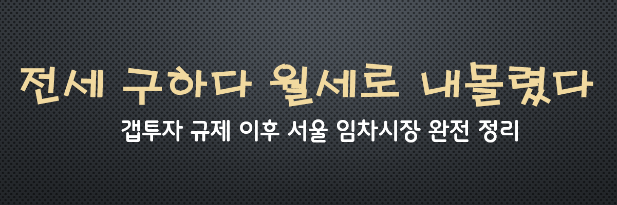 갭투자 규제 관련 포스팅 썸네일