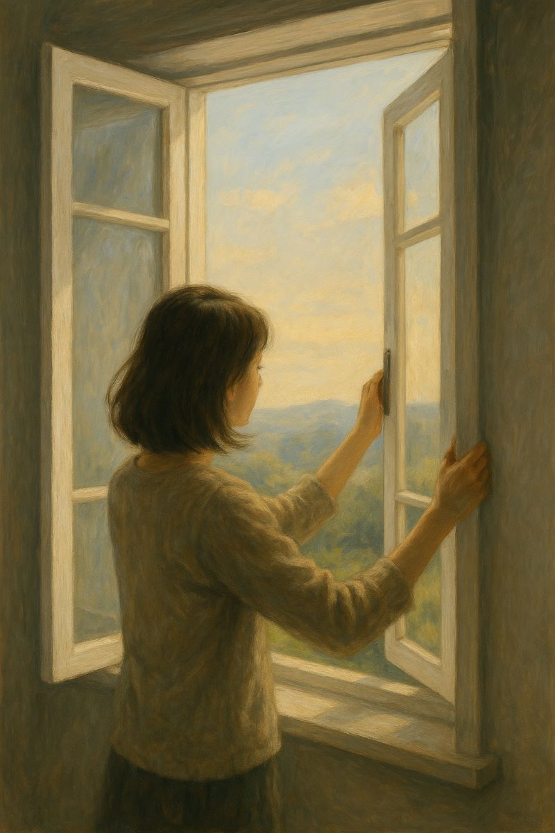 창문 여는 꿈 해몽 - 마음의 창이 열리는 순간