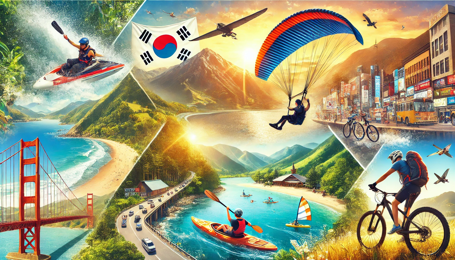 스릴 넘치는 레저 스포츠 여행지