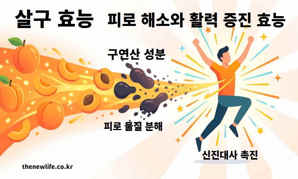 살구 효능 피로 해소 활력 증진