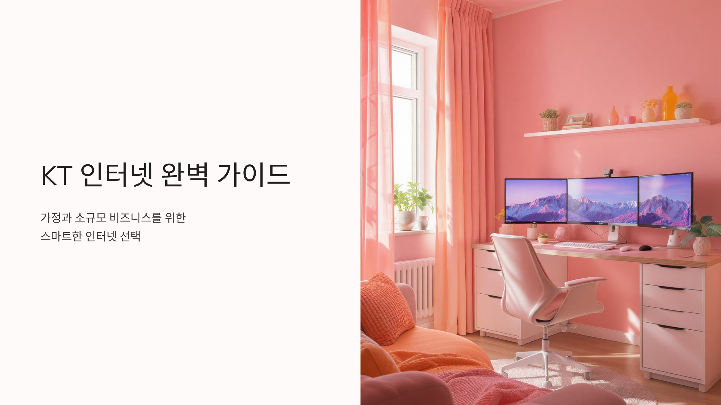 KT인터넷 요금제 완벽 분석과 선택법