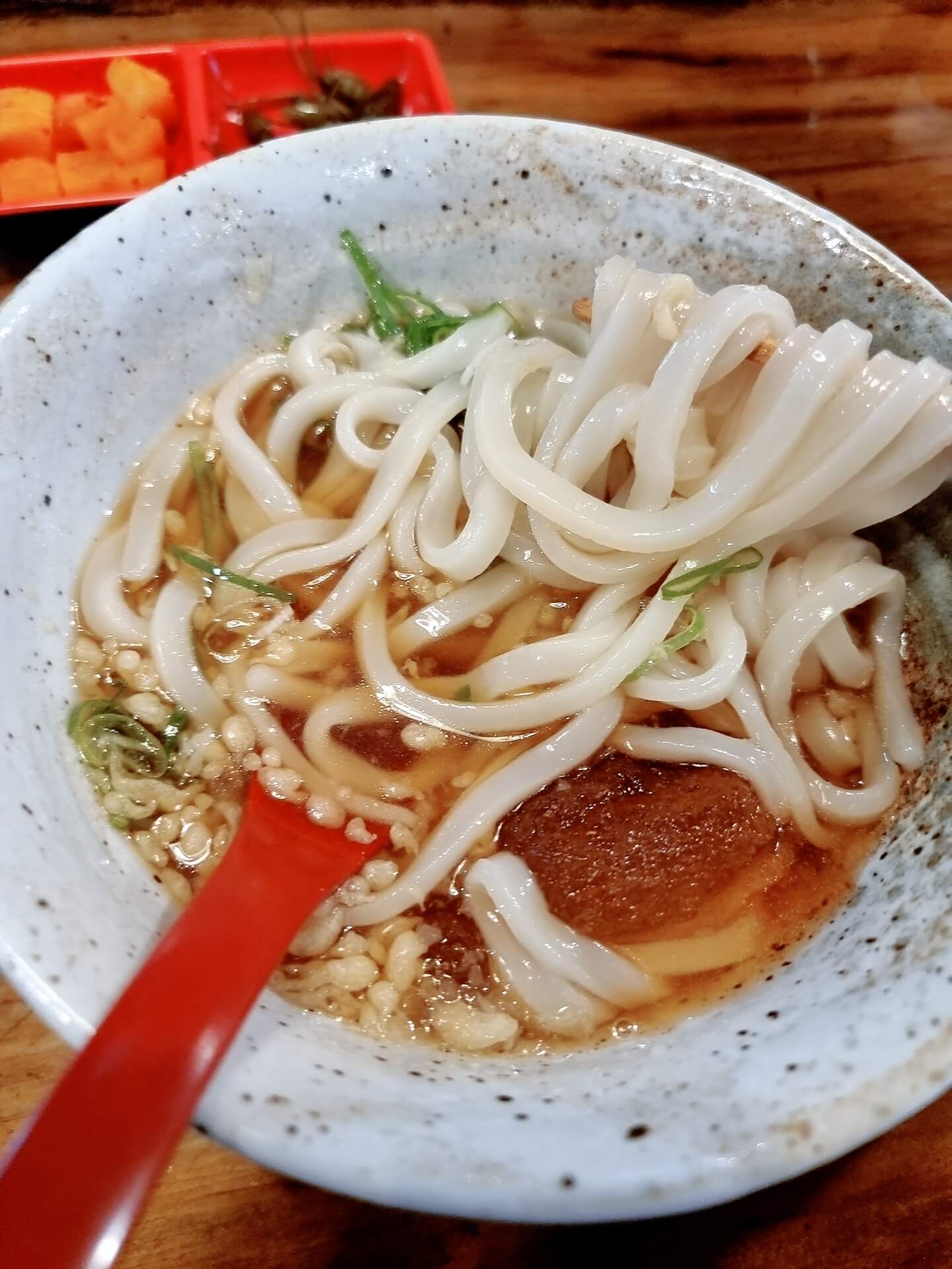 냉우동 면발 쫄깃한 모습