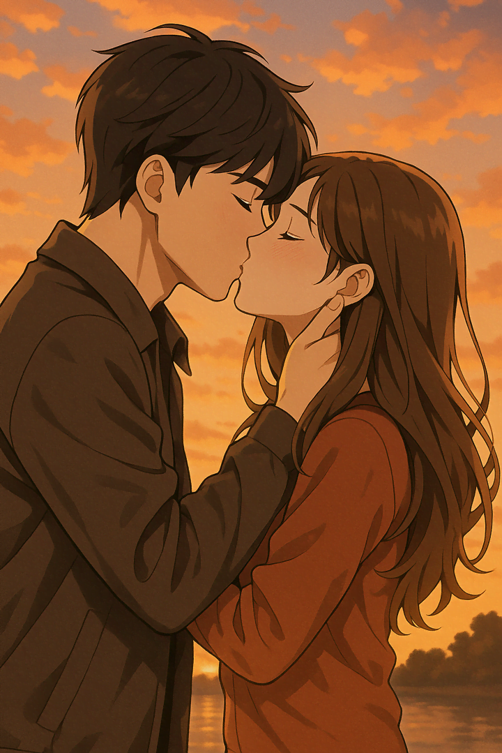 남녀-커플-키스-장면