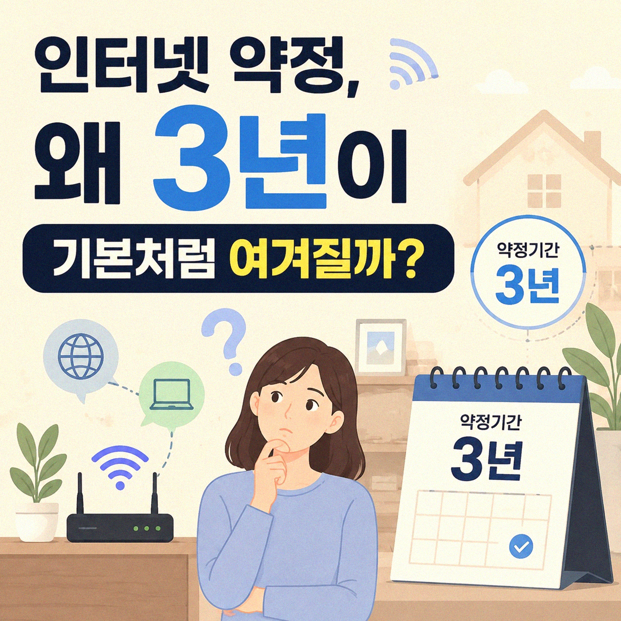 인터넷 약정, 혹시 모를 위약금 때문에 고민되시나요?
