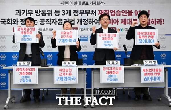 경실련 기자회견: 세운4구역 개발 특혜 논란 종묘 앞 144m 높이 완화 자료 공개 요구