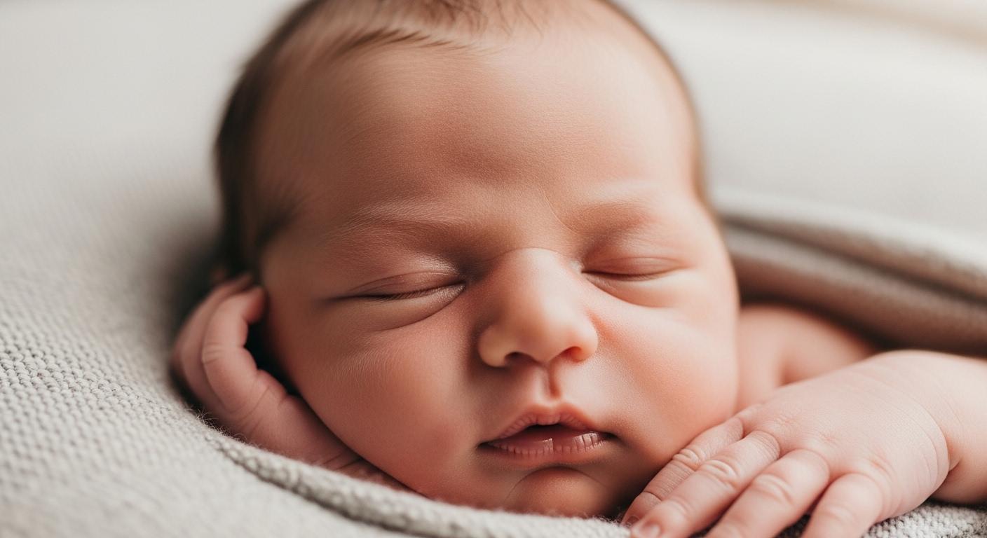 신생아 50일 셀프 촬영