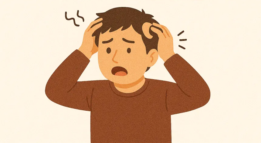 스트레스 원형 탈모