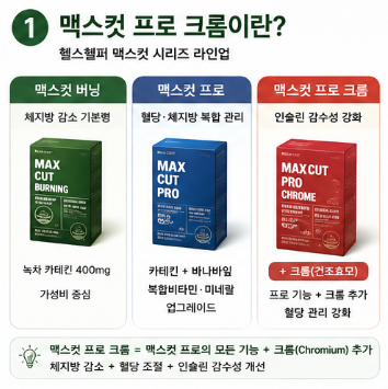 맥스컷-프로-크롬-차이-내돈내산-후기-성분-복용방법