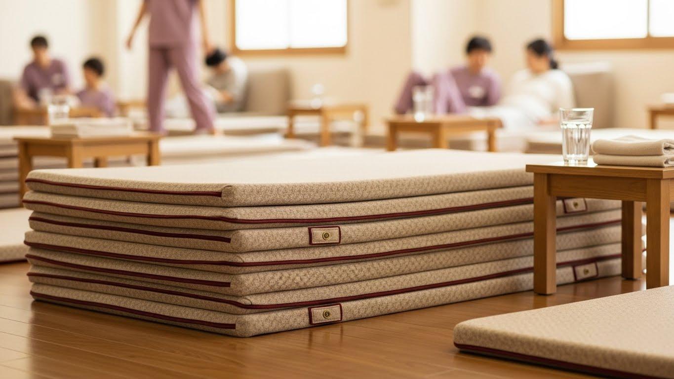 찜질방 매트리스