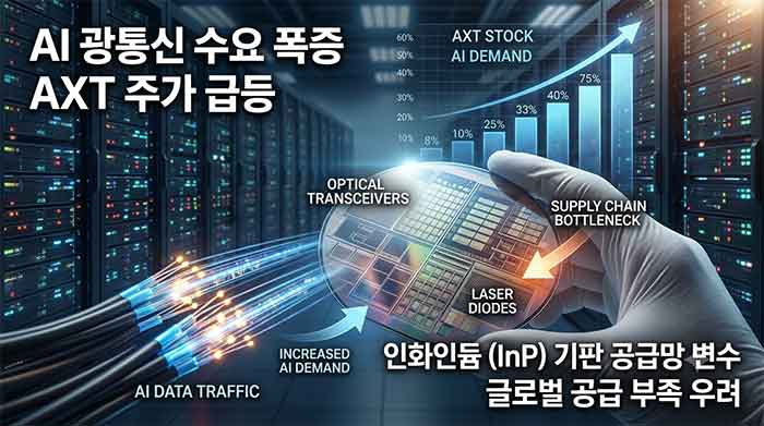 AI 광통신 수요 증가와 인화인듐 기판 공급망.