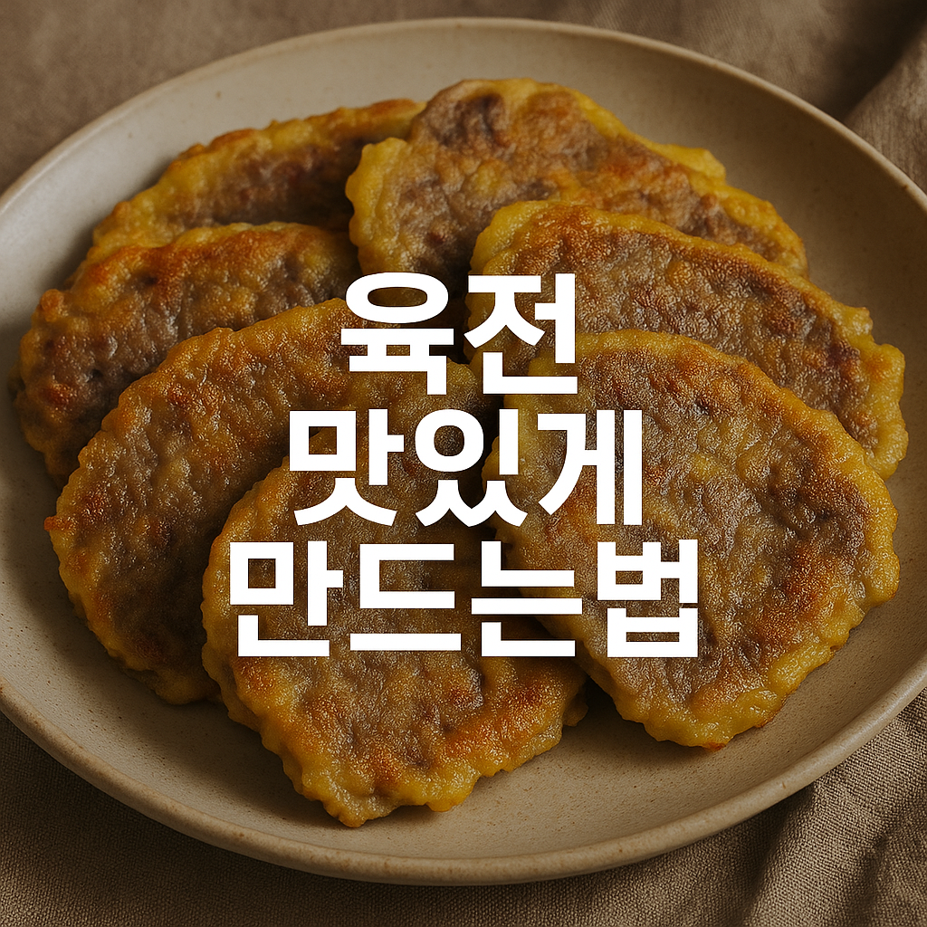 육전 맛있게 만드는법