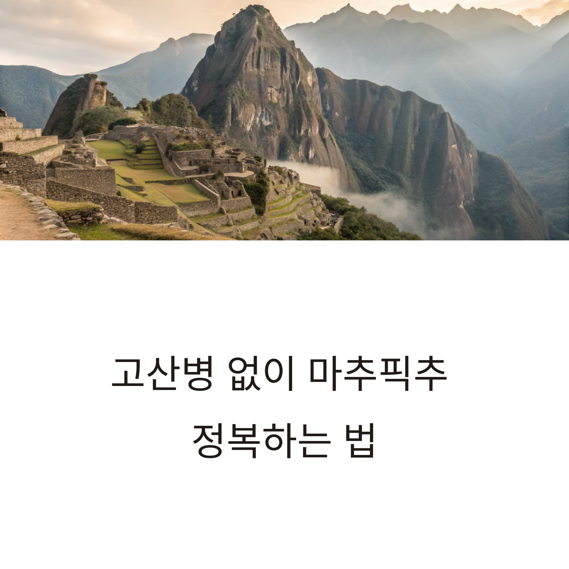 페루 마추픽추 여행