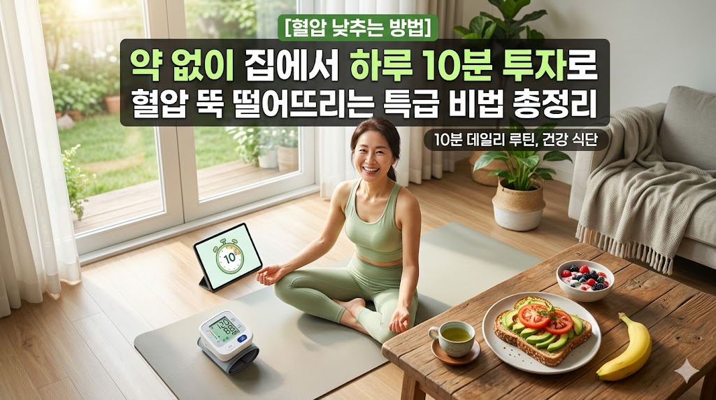 혈압 낮추는 방법