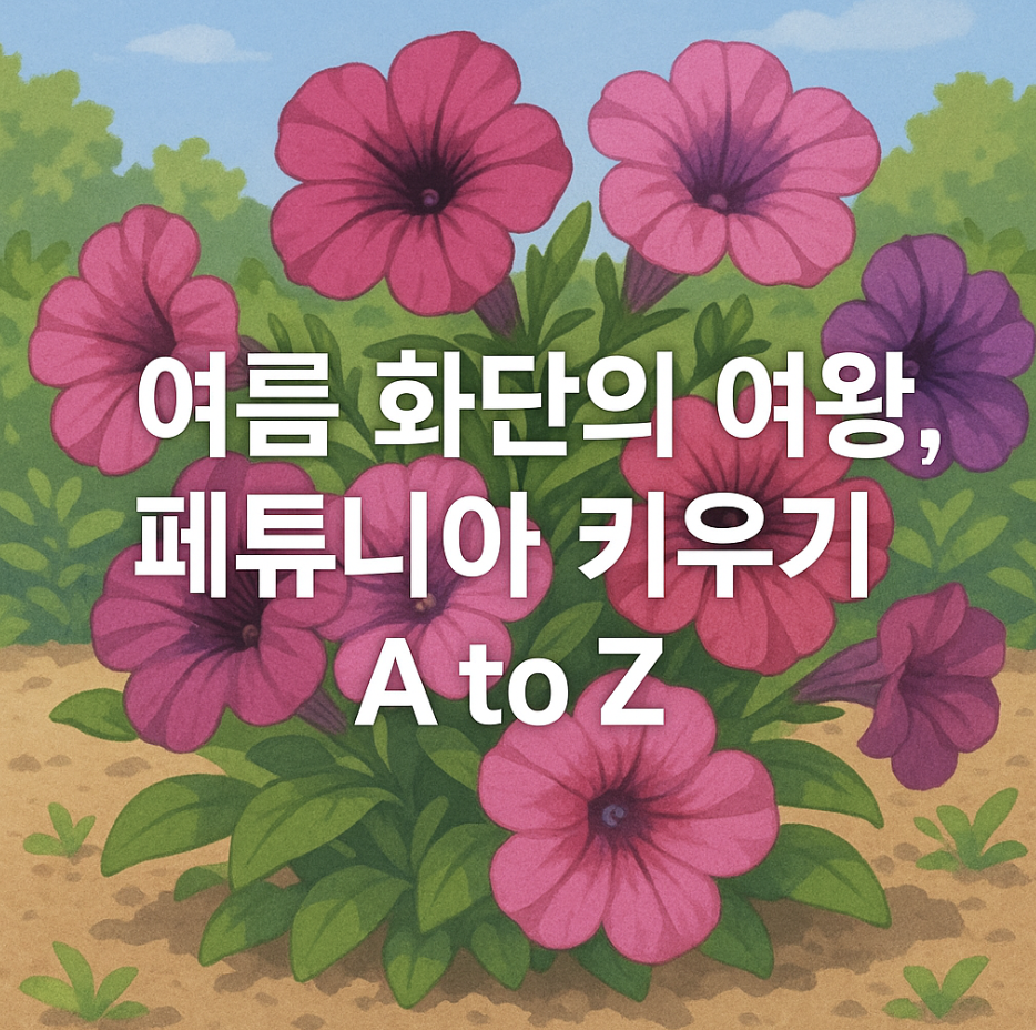여름 화단의 여왕, 페튜니아 키우기 A to Z