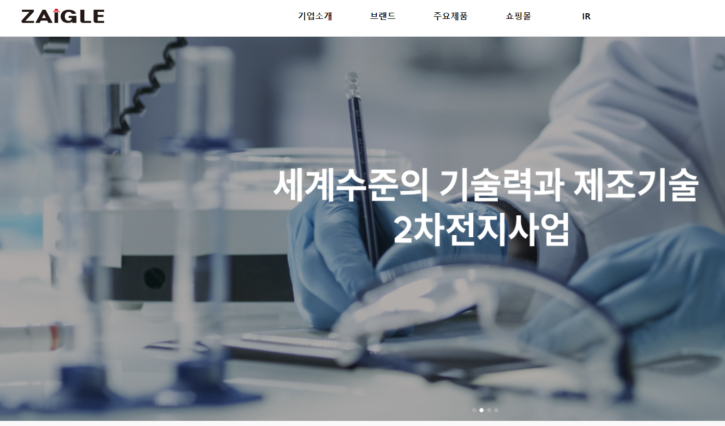 자이글 2차전지 현황